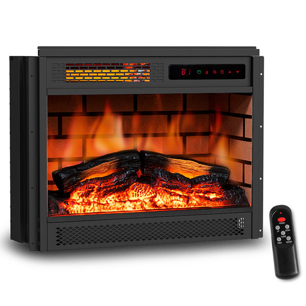 Symple Stuff Samy 23.3'' W Electric Fireplace Insert & Reviews Wayfair